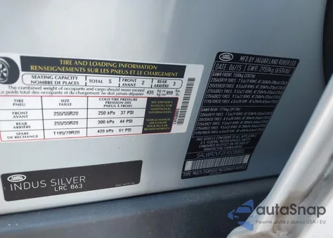 2015 Land Rover Range Rover Sport 3.0L V6 Supercharged Hse из США, поврежденный, VIN SALWR2VF2FA538865